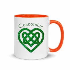 11oz Ceramic Mug with Color Inside