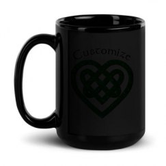15oz Black Glossy Mug