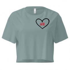 Ladies Festival Cali Crop Top Tee