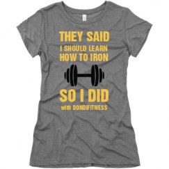 Ladies Slim Fit Super Soft Triblend Tee