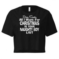 Ladies Festival Cali Crop Top Tee