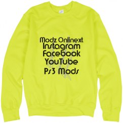 Unisex Neon Crewneck Sweatshirt