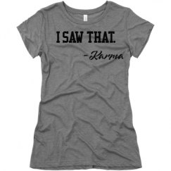 Ladies Slim Fit Super Soft Triblend Tee