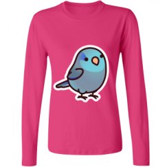 Ladies Relaxed Fit Basic Long Sleeve Tee