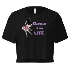 Ladies Festival Cali Crop Top Tee