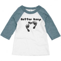 Toddler 3/4 Sleeve Raglan Tee