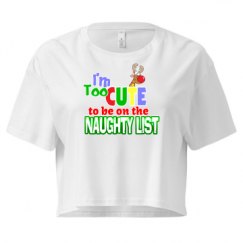 Ladies Festival Cali Crop Top Tee