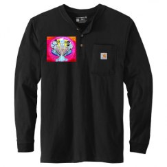 Unisex Carhartt Long Sleeve Henley Tee
