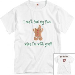 I can't feel my face (Man Christmas Tee)