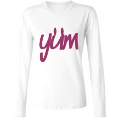 Ladies Relaxed Fit Basic Long Sleeve Tee
