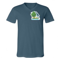 Unisex V-Neck Jersey Tee