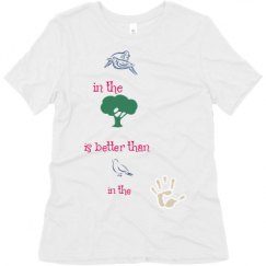 Ladies Relaxed Fit Super Soft Triblend Tee