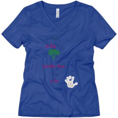 Ladies Relaxed Fit V-Neck Tee