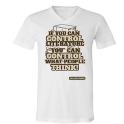 Unisex V-Neck Jersey Tee