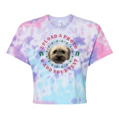 Women's Tie Dye Crop Top Tee