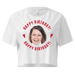 Ladies Festival Cali Crop Top Tee