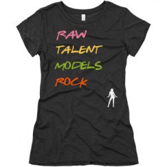 Ladies Slim Fit Super Soft Triblend Tee