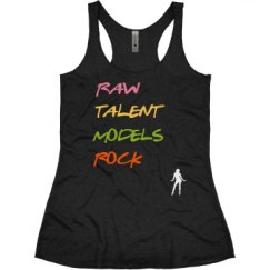 Ladies Slim Fit Super Soft Racerback Triblend Tank