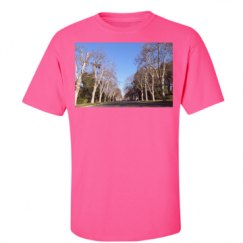 Unisex Ultra Cotton Safety Neon Crewneck Tee