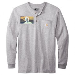Unisex Carhartt Long Sleeve Henley Tee