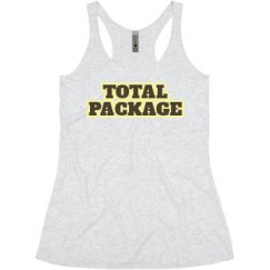 Ladies Slim Fit Super Soft Racerback Triblend Tank