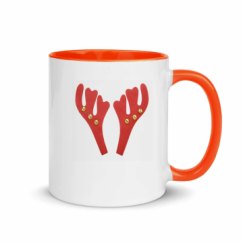 11oz Ceramic Mug with Color Inside