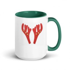 15oz Ceramic Mug with Color Inside