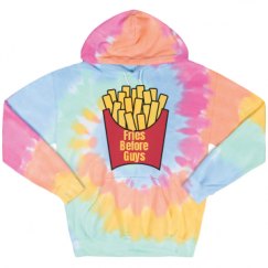 Unisex Tie-Dye Fleece Hoodie