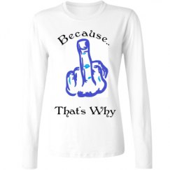 Ladies Relaxed Fit Basic Long Sleeve Tee