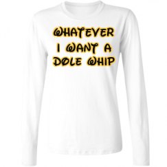 Ladies Relaxed Fit Basic Long Sleeve Tee