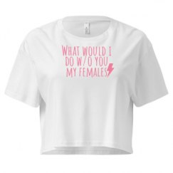 Ladies Festival Cali Crop Top Tee
