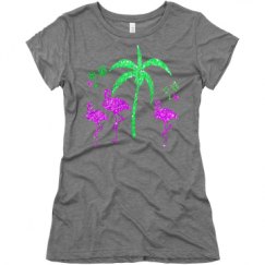 Ladies Slim Fit Super Soft Triblend Tee