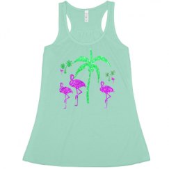 Ladies Flowy Racerback Tank