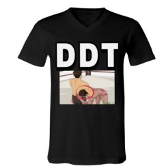 Unisex V-Neck Jersey Tee