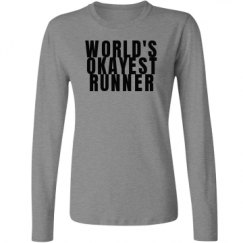 Ladies Relaxed Fit Basic Long Sleeve Tee