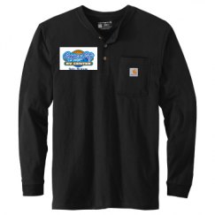 Unisex Carhartt Long Sleeve Henley Tee