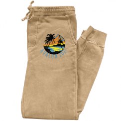 Pigment-Dyed Fleece Pants