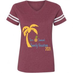 Ladies Relaxed Fit Vintage Sports Tee