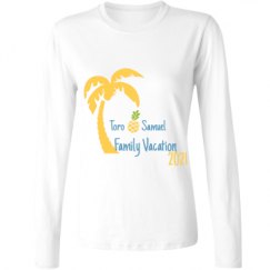 Ladies Relaxed Fit Basic Long Sleeve Tee
