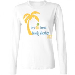 Ladies Relaxed Fit Basic Long Sleeve Tee