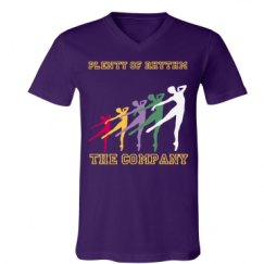 Unisex V-Neck Jersey Tee