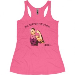 Ladies Slim Fit Super Soft Racerback Triblend Tank