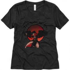 Ladies Relaxed Fit Super Soft Triblend V-Neck Tee