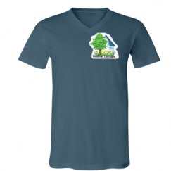 Unisex V-Neck Jersey Tee