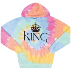 Unisex Tie-Dye Fleece Hoodie