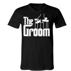 Unisex V-Neck Jersey Tee