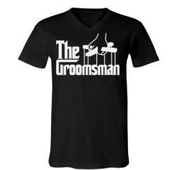 Unisex V-Neck Jersey Tee