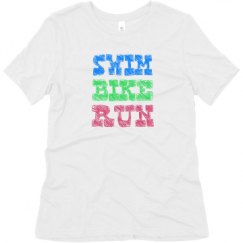 Ladies Relaxed Fit Super Soft Triblend Tee