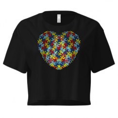 Ladies Festival Cali Crop Top Tee