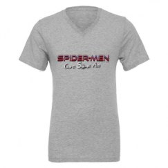 Unisex CVC Jersey V-Neck T-Shirt